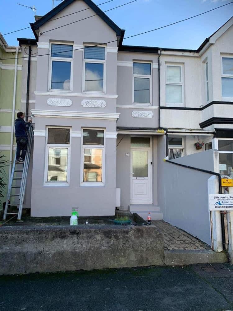 Completed roof replacement project in St Blazey