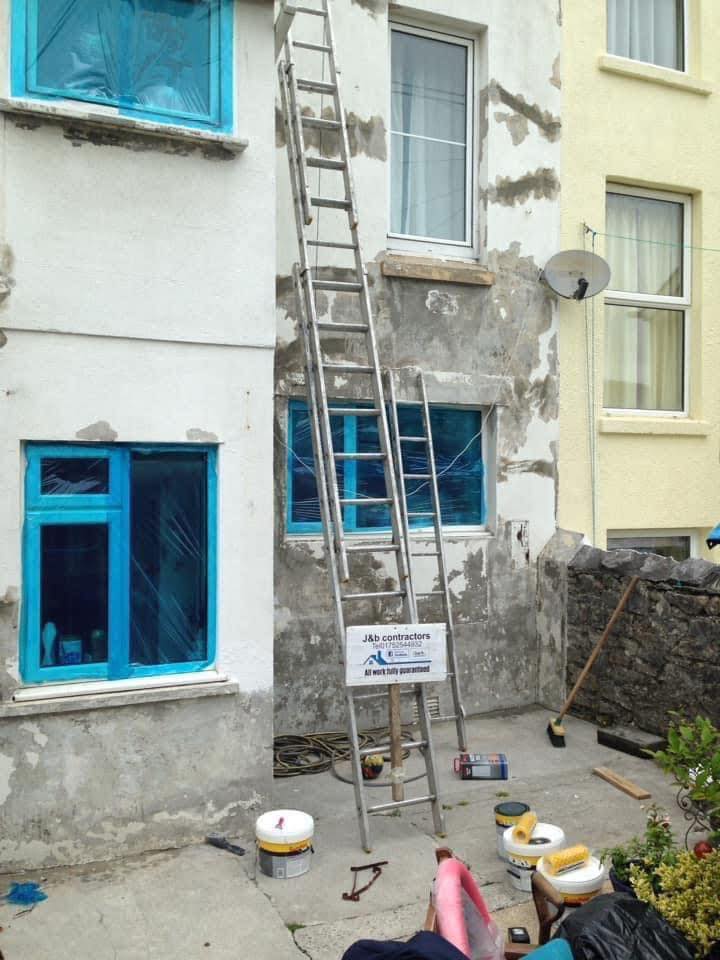 Render repair work in St Blazey