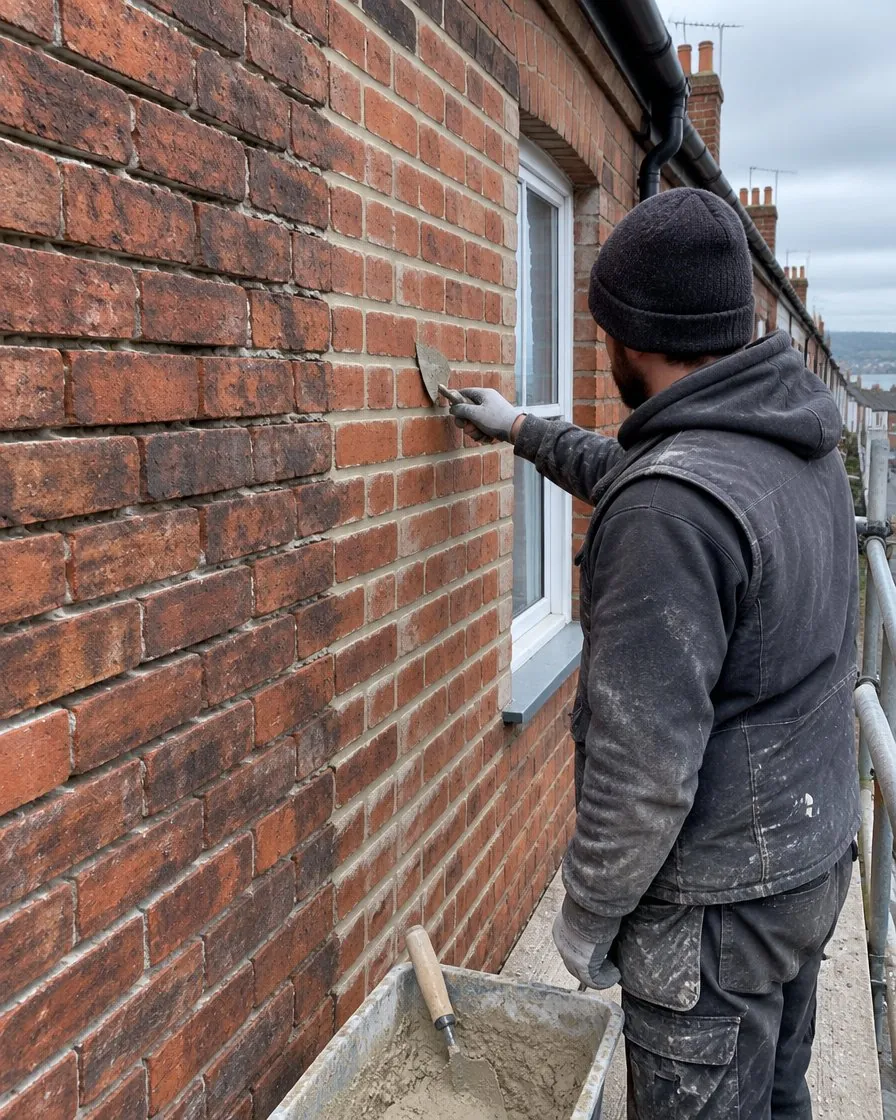 Brickwork and repointing in St Blazey