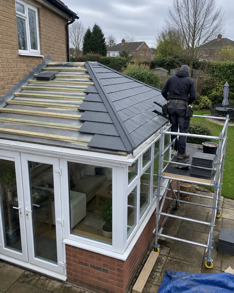 Conservatory roof replacement in St Blazey