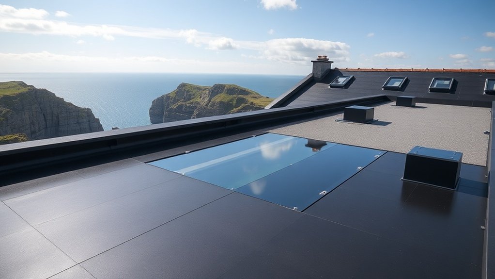 Flat roof installation in St Blazey