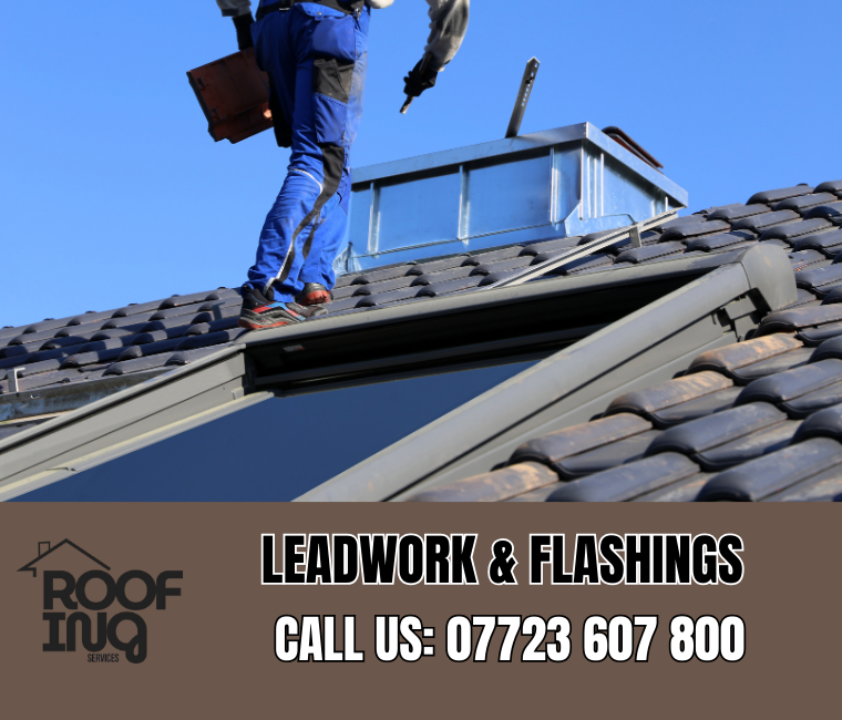 Lead roofing and flashing work in St Blazey